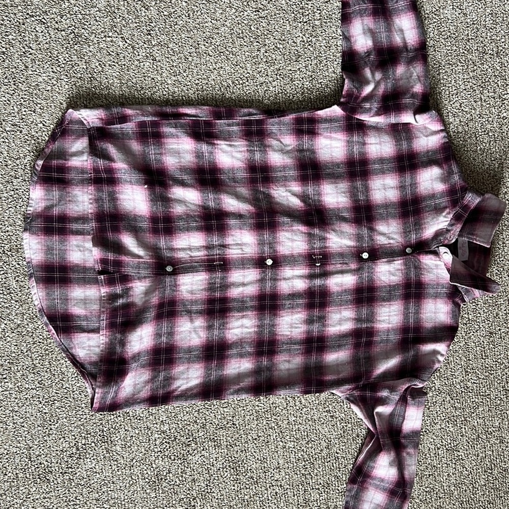 Brand new pink lily flannel